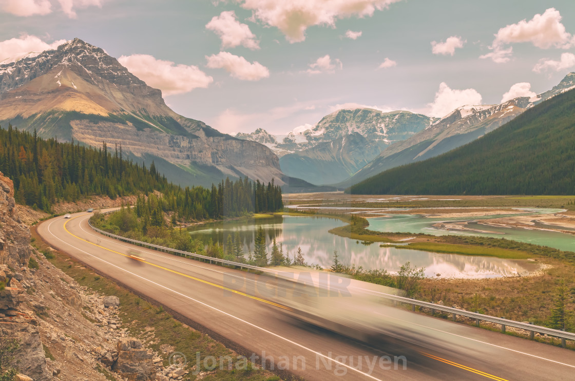"icefields parkway" stock image