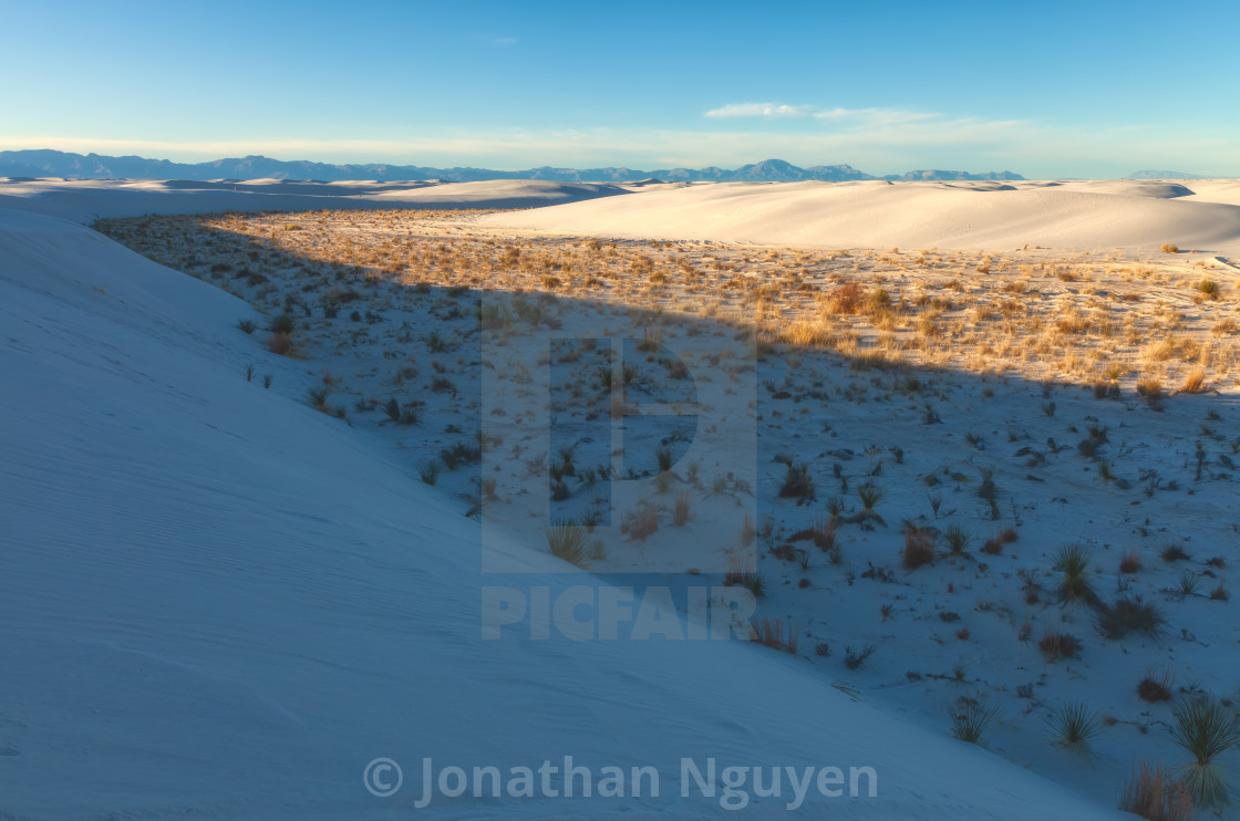 "white sand landscape 2" stock image