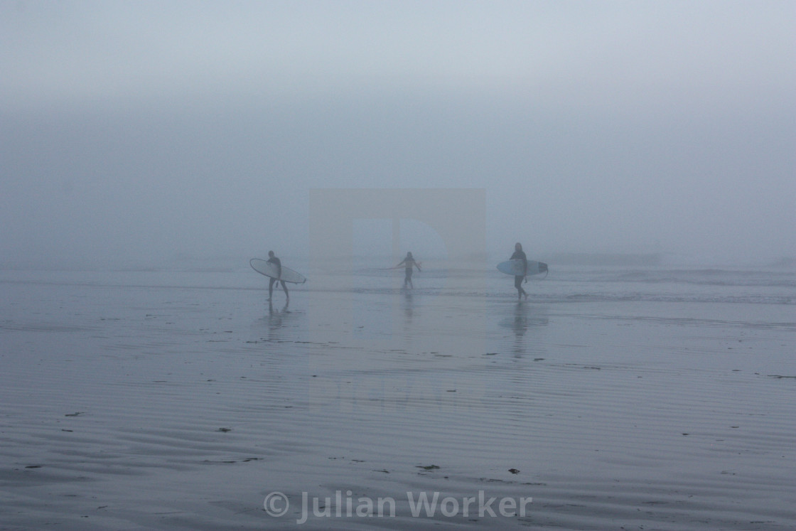 "A misty evening view of the Pacific Ocean" by Julian Worker - $15.31 "A misty evening view of the Pacific Ocean" stock image