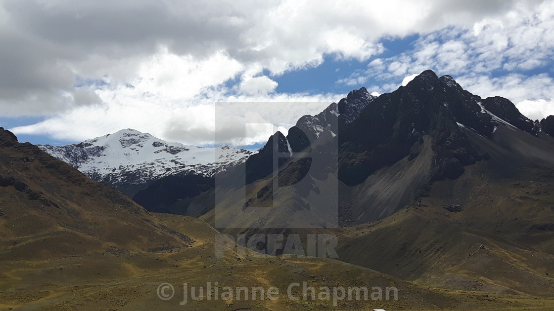 "La Raya Pass in Peru" by Julianne Chapman - $6.18 "La Raya Pass in Peru" stock image