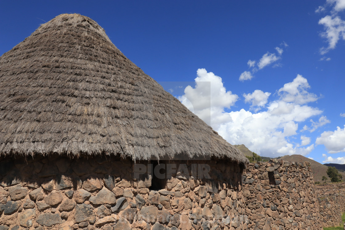 "Raqch'i Ruins, Cusco region, Peru" by Julianne Chapman - $6.18 "Raqch'i Ruins, Cusco region, Peru" stock image