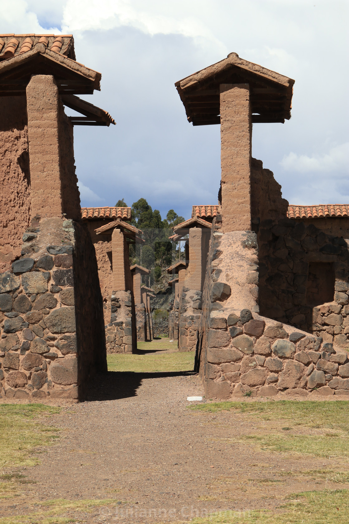 "Raqch'i Ruins, Cusco region, Peru" by Julianne Chapman - $6.18 "Raqch'i Ruins, Cusco region, Peru" stock image
