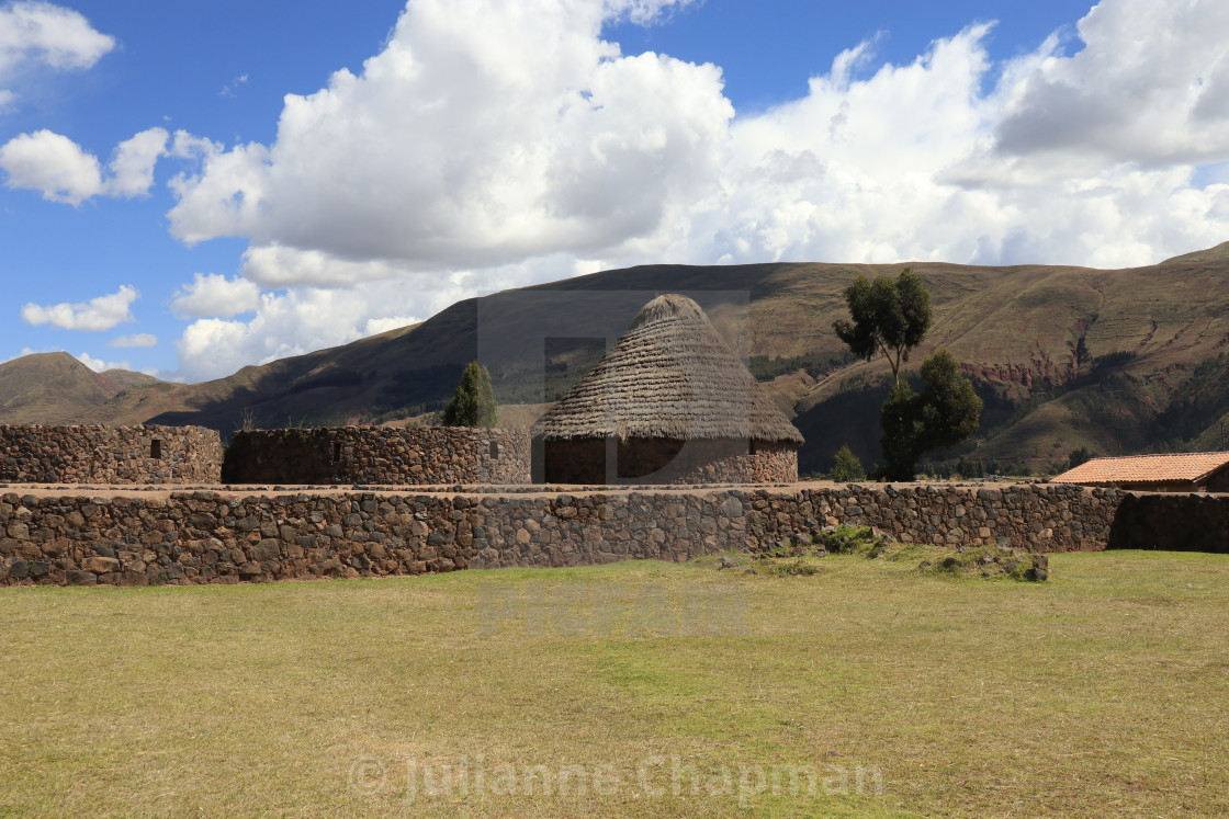 "Raqch'i Ruins, Cusco region, Peru" by Julianne Chapman - $6.18 "Raqch'i Ruins, Cusco region, Peru" stock image