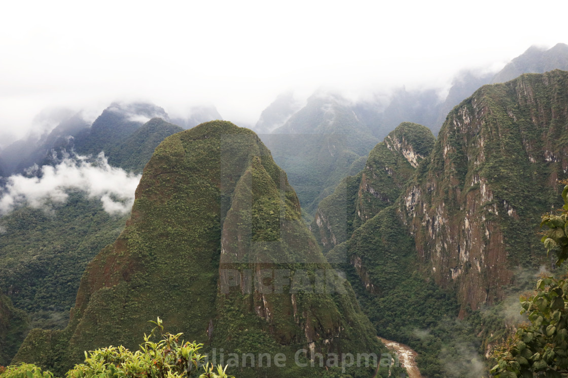 "Hills around Machu Picchu in Peru" by Julianne Chapman - $6.18 "Hills around Machu Picchu in Peru" stock image