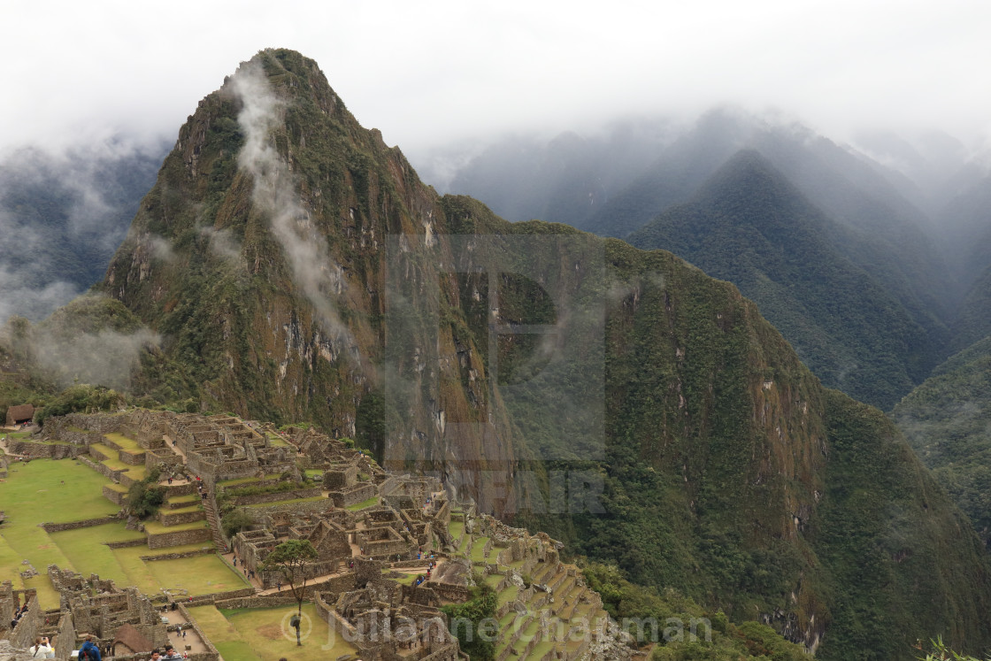 "Incan citadel of Machu Picchu, Peru" by Julianne Chapman - $6.18 "Incan citadel of Machu Picchu, Peru" stock image