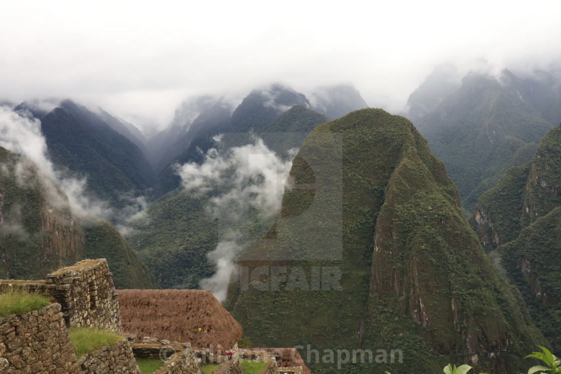 "Incan citadel of Machu Picchu, Peru" by Julianne Chapman - $6.18 "Incan citadel of Machu Picchu, Peru" stock image