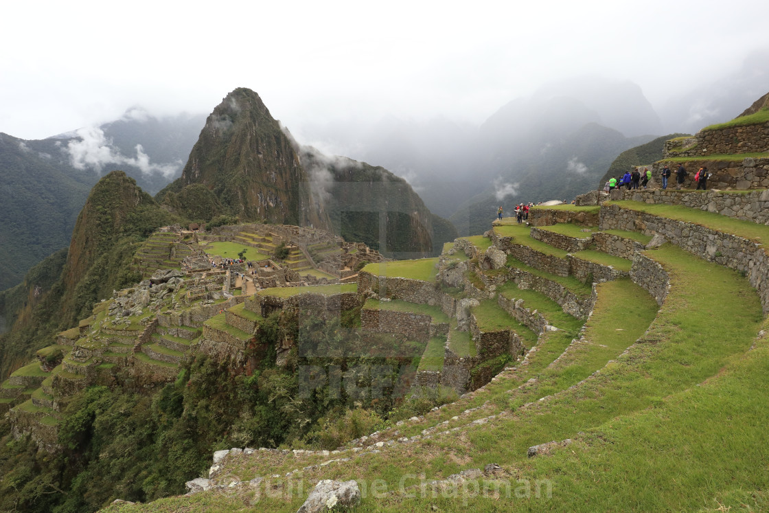 "Incan citadel of Machu Picchu, Peru" by Julianne Chapman - $6.18 "Incan citadel of Machu Picchu, Peru" stock image