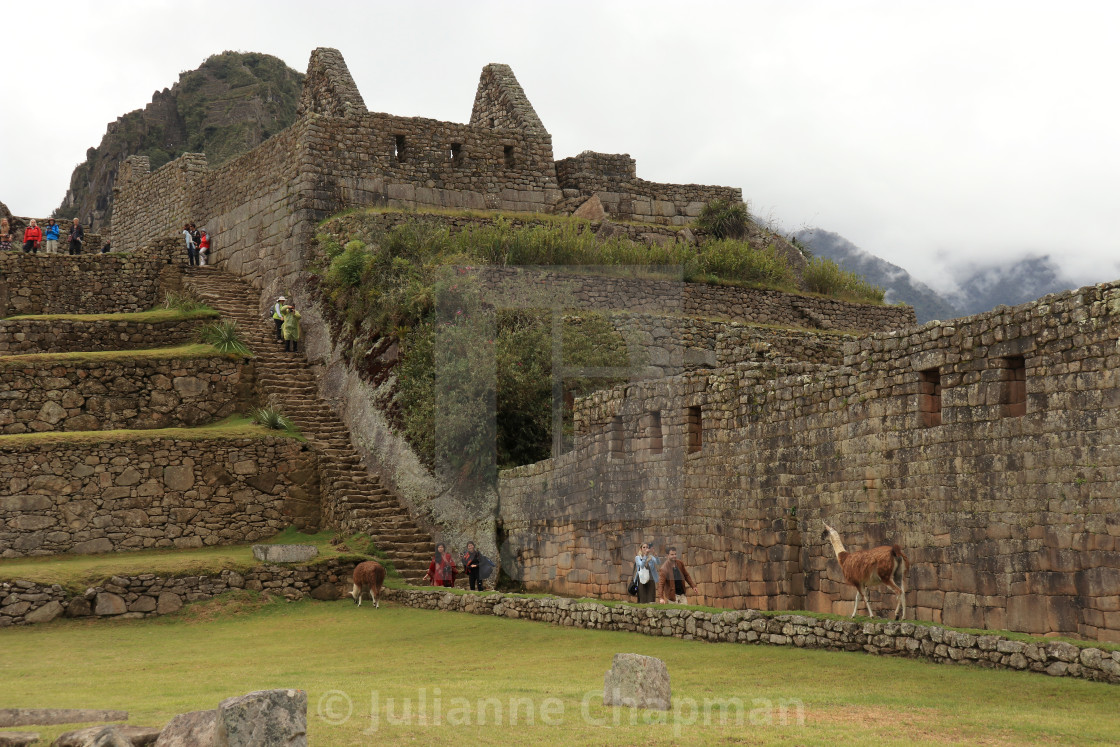 "Incan citadel of Machu Picchu, Peru" by Julianne Chapman - $6.18 "Incan citadel of Machu Picchu, Peru" stock image