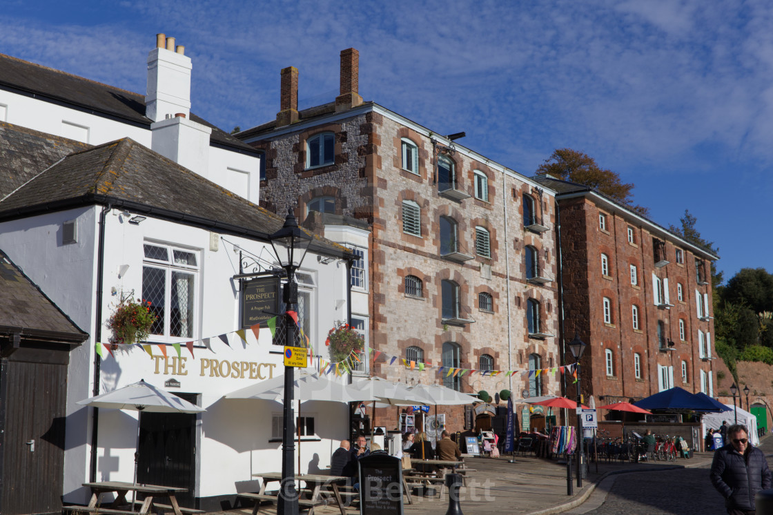 "The Quay, Exeter, Devon, England, UK" by K J Bennett - £31.00 "The Quay, Exeter, Devon, England, UK" stock image