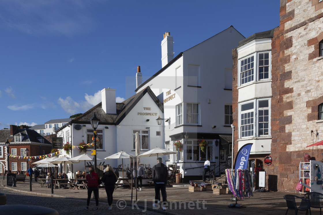 "The Quay, Exeter, Devon, England, UK" by K J Bennett - £31.00 "The Quay, Exeter, Devon, England, UK" stock image