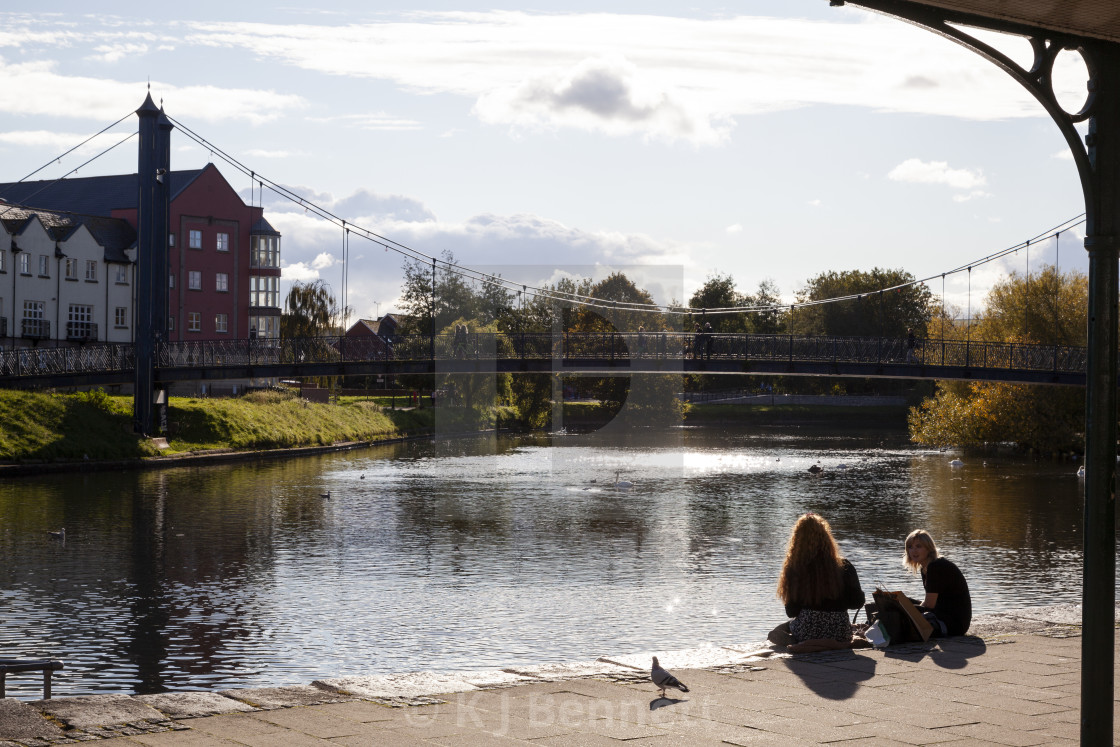 "The Quay, Exeter, Devon, England, UK" by K J Bennett - £31.00 "The Quay, Exeter, Devon, England, UK" stock image