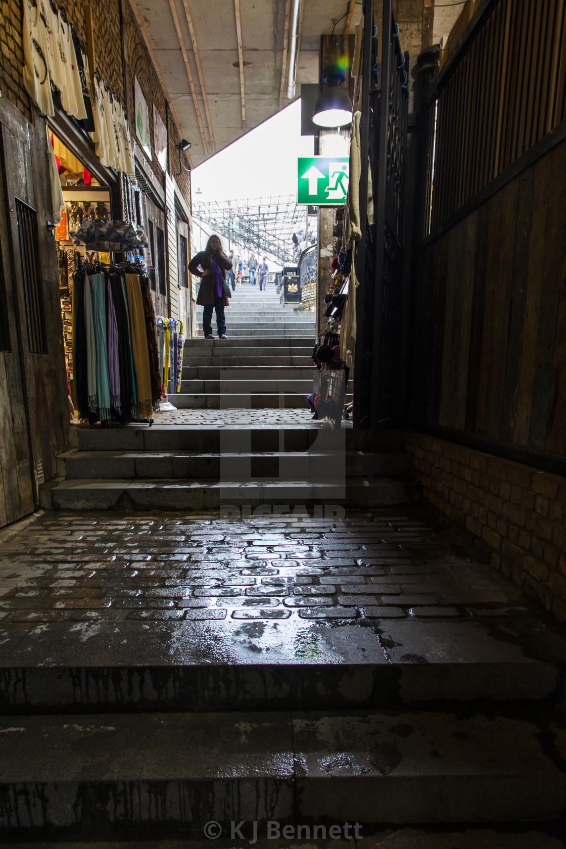 "Atmospheric Alleyway, Camden Market, Camden Town, North West London, England, UK" by K J Bennett - £31.00 "Atmospheric Alleyway, Camden Market, Camden Town, North West London, England, UK" stock image
