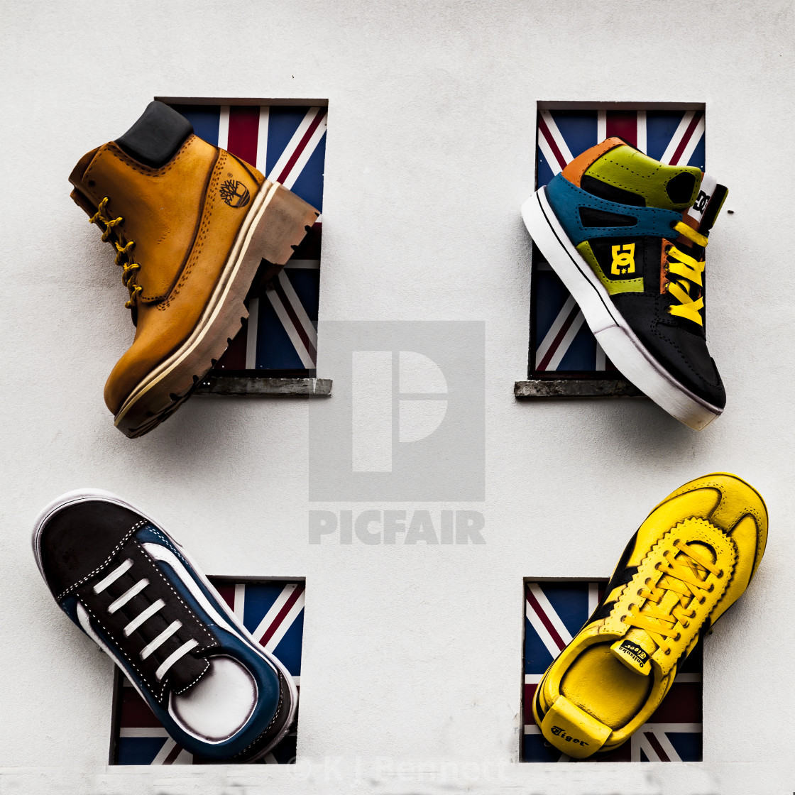 "Footwear Stockist, Camden Town, North West London, England, UK" by K J Bennett - £31.00 "Footwear Stockist, Camden Town, North West London, England, UK" stock image