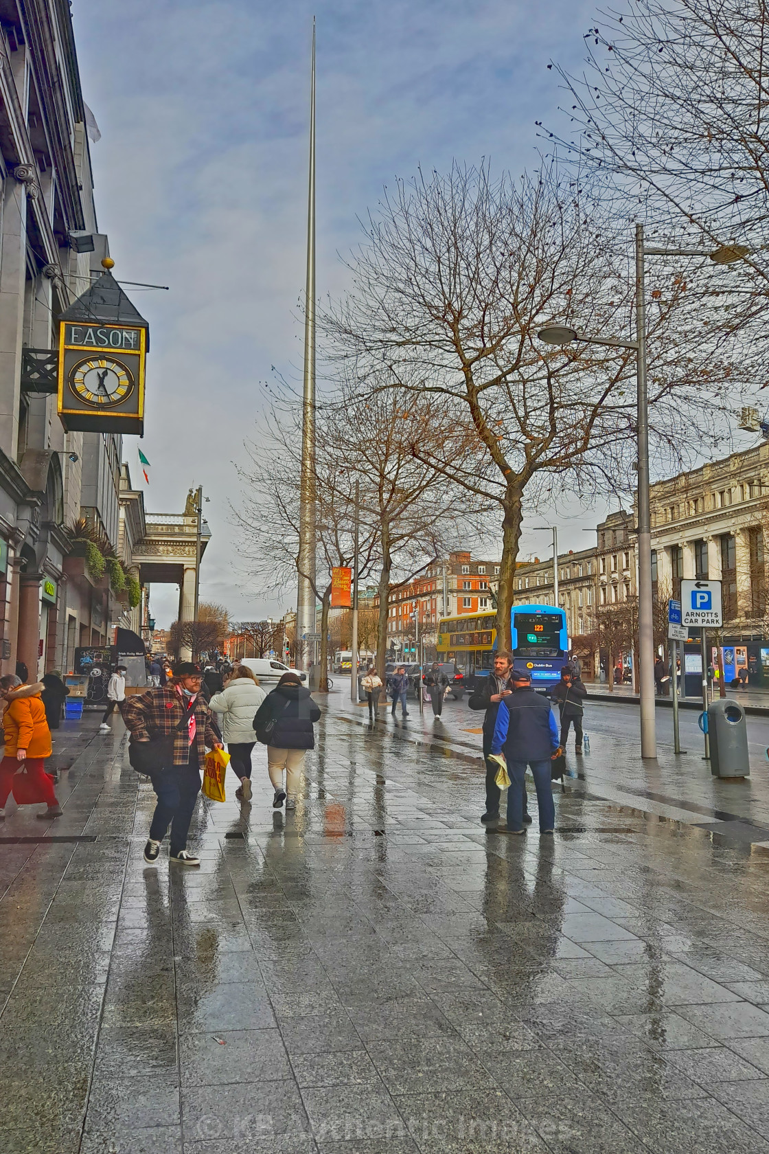 "Dublin City" stock image