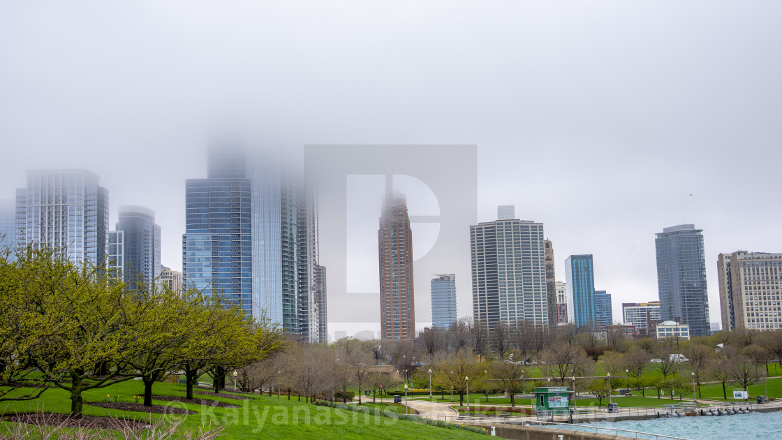 "Chicago Cityscape" stock image