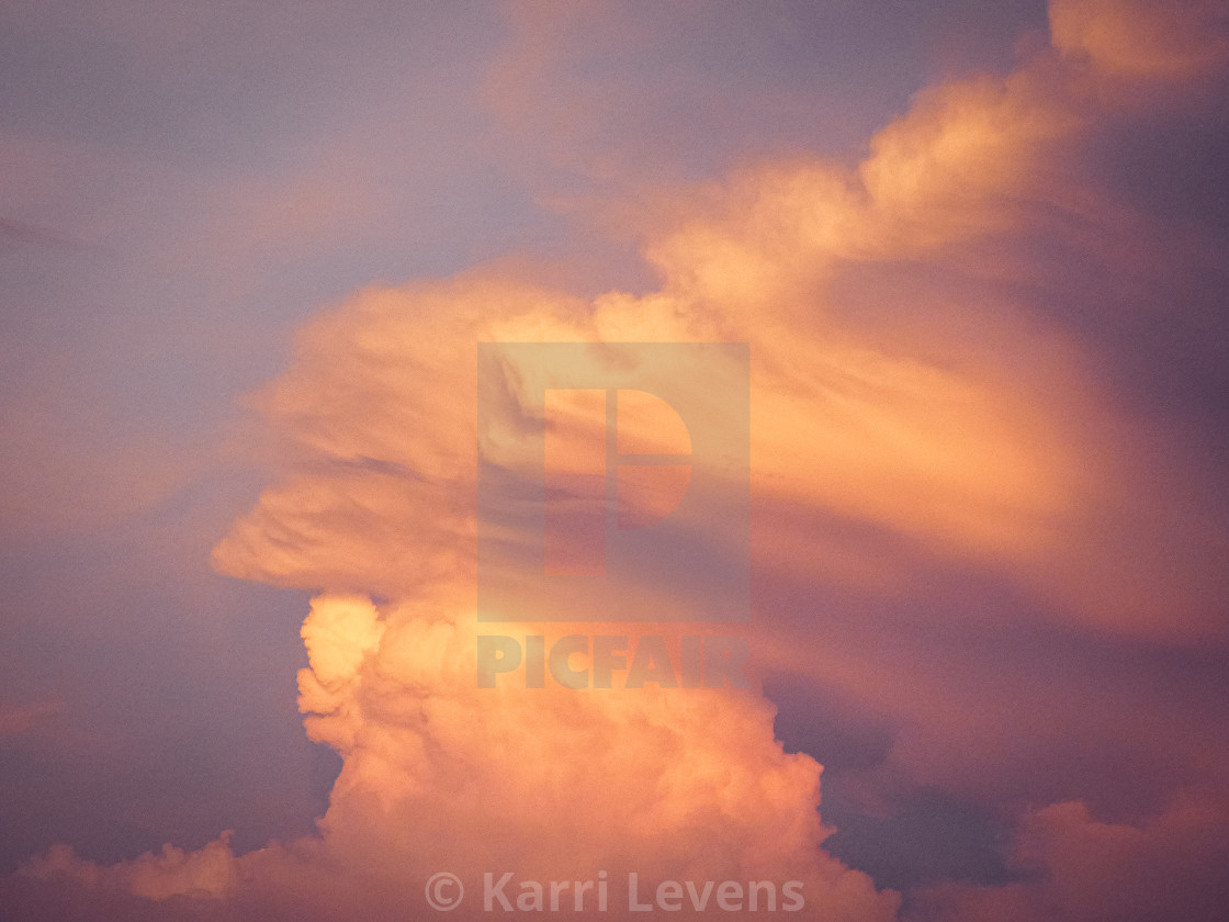 "Arizona Monsoon Clouds" stock image