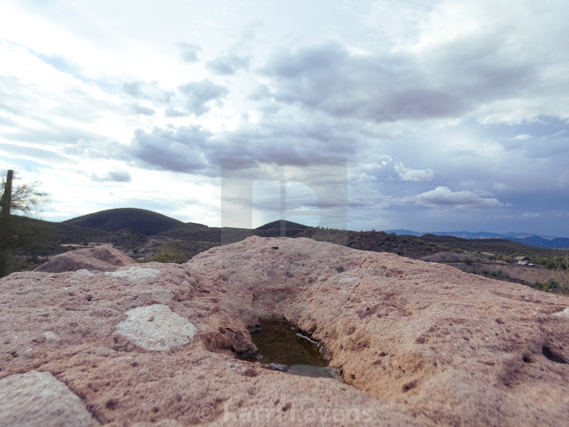 "Arizona Monsoon Clouds" stock image