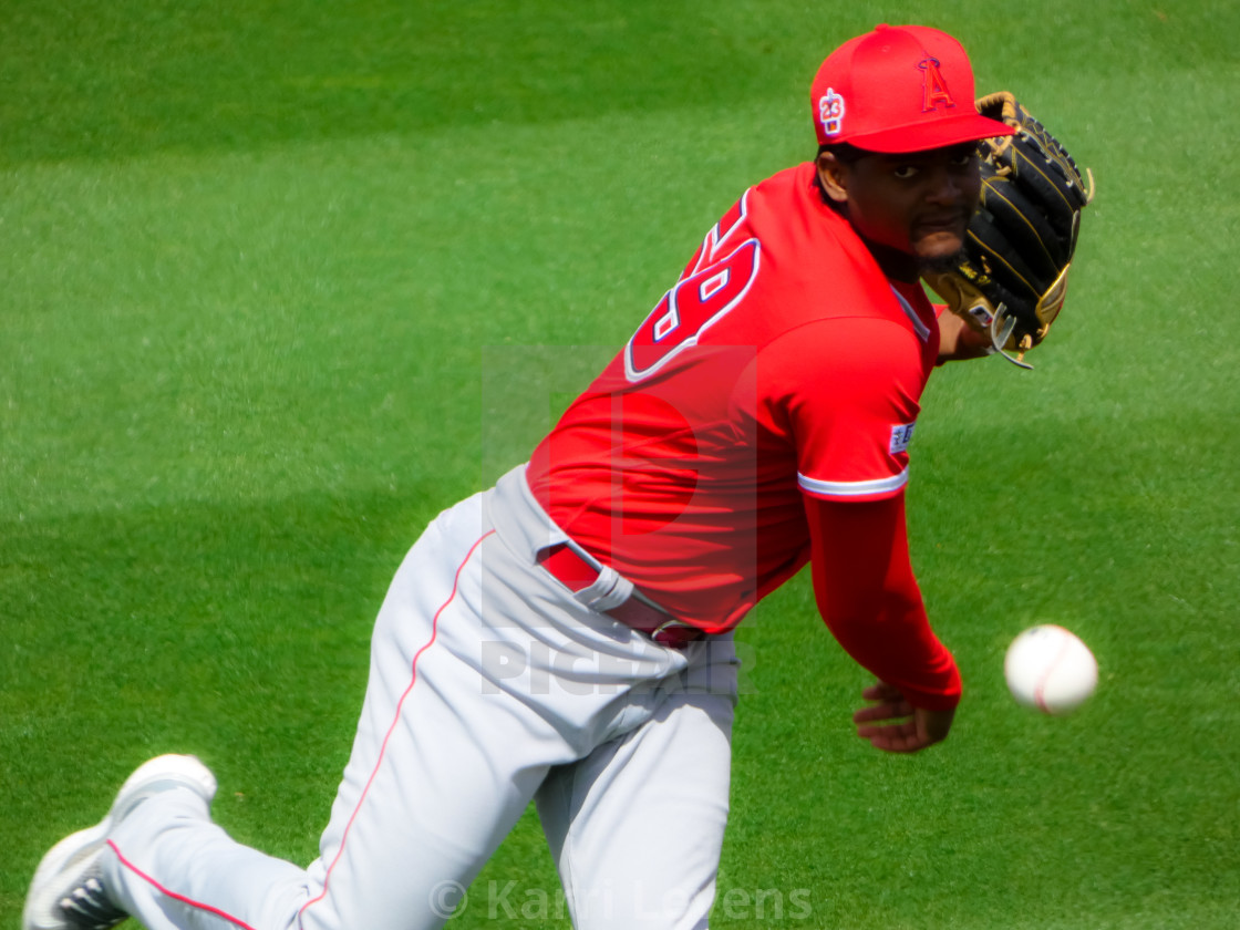 "Pitcher José Soriano Of The Los Angeles Angels" stock image