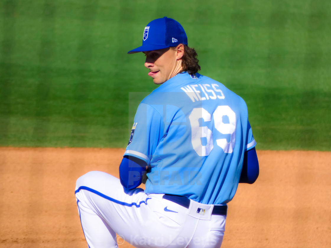 "Ryan Weiss Of The Kansas City Royals" stock image