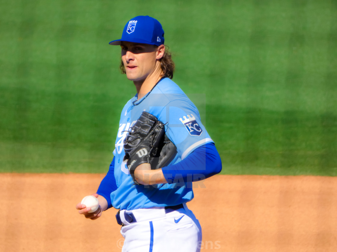 "Ryan Weiss Of The Kansas City Royals" stock image