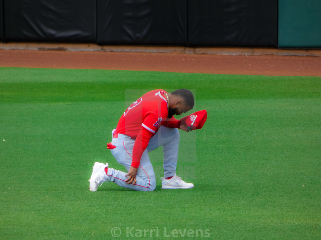 "Luis Rengifo Of The Los Angeles Angels" stock image