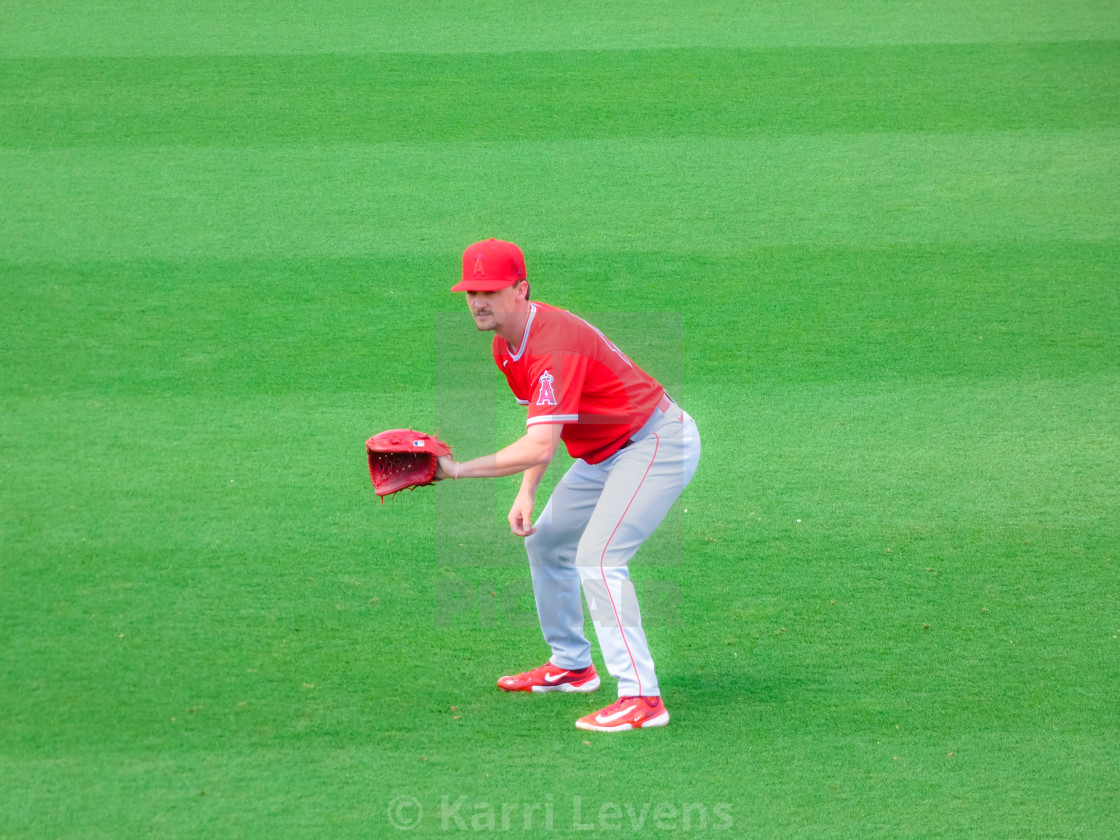 "Austin Warren Of The Los Angeles Angels" stock image