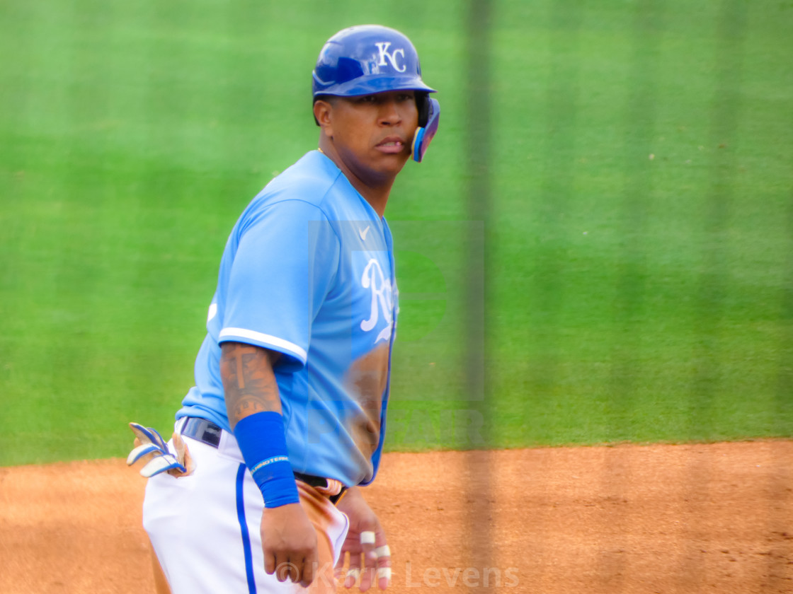 "Salvador Pérez Of The Kansas City Royals" stock image