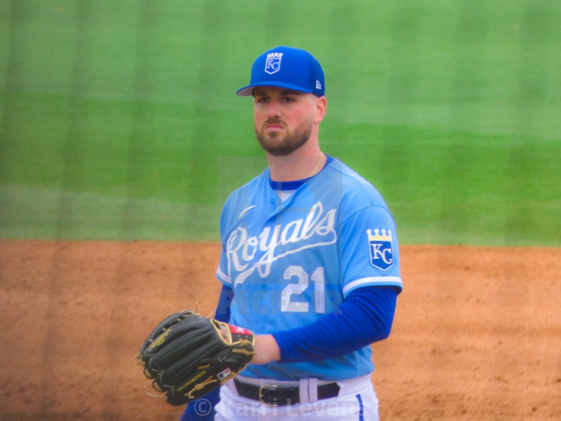 "Mike Mayers Of The Kansas City Royals" stock image