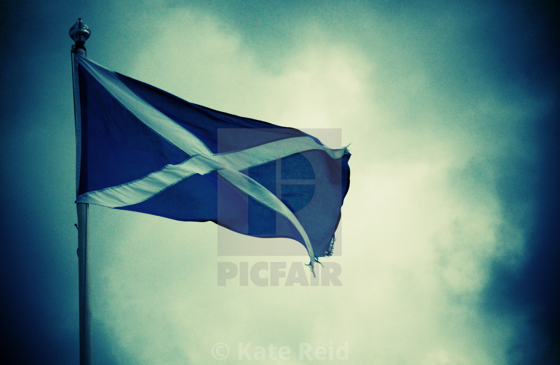 "The Saltire" stock image