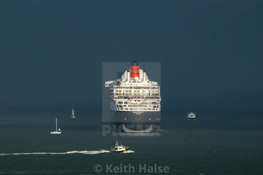 "Sailing into a Storm" stock image