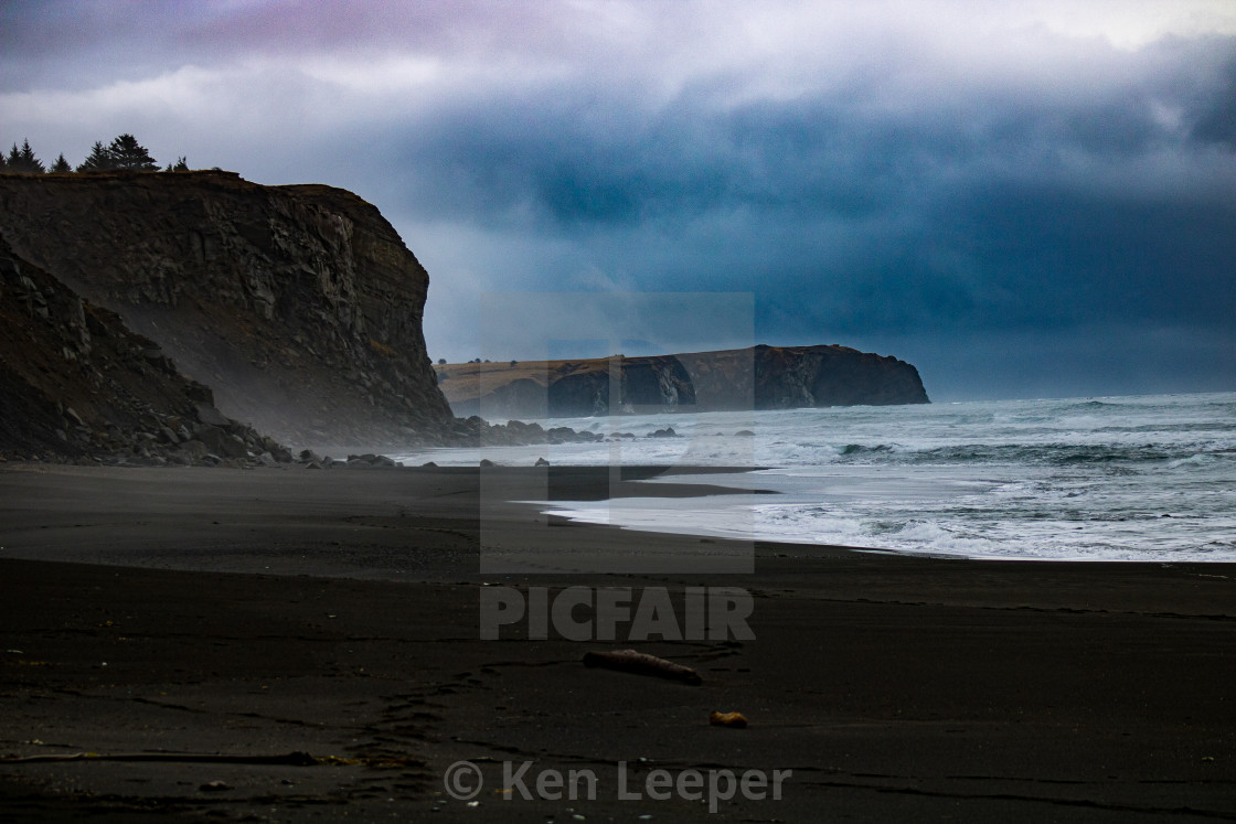 "Surfers Beach" stock image