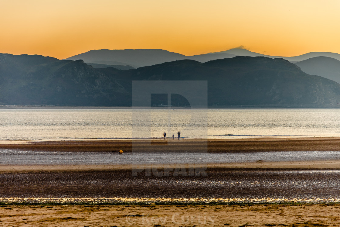 "West Shore, Llandudno at dusk" by Kev Curtis - $12.36 "West Shore, Llandudno at dusk" stock image