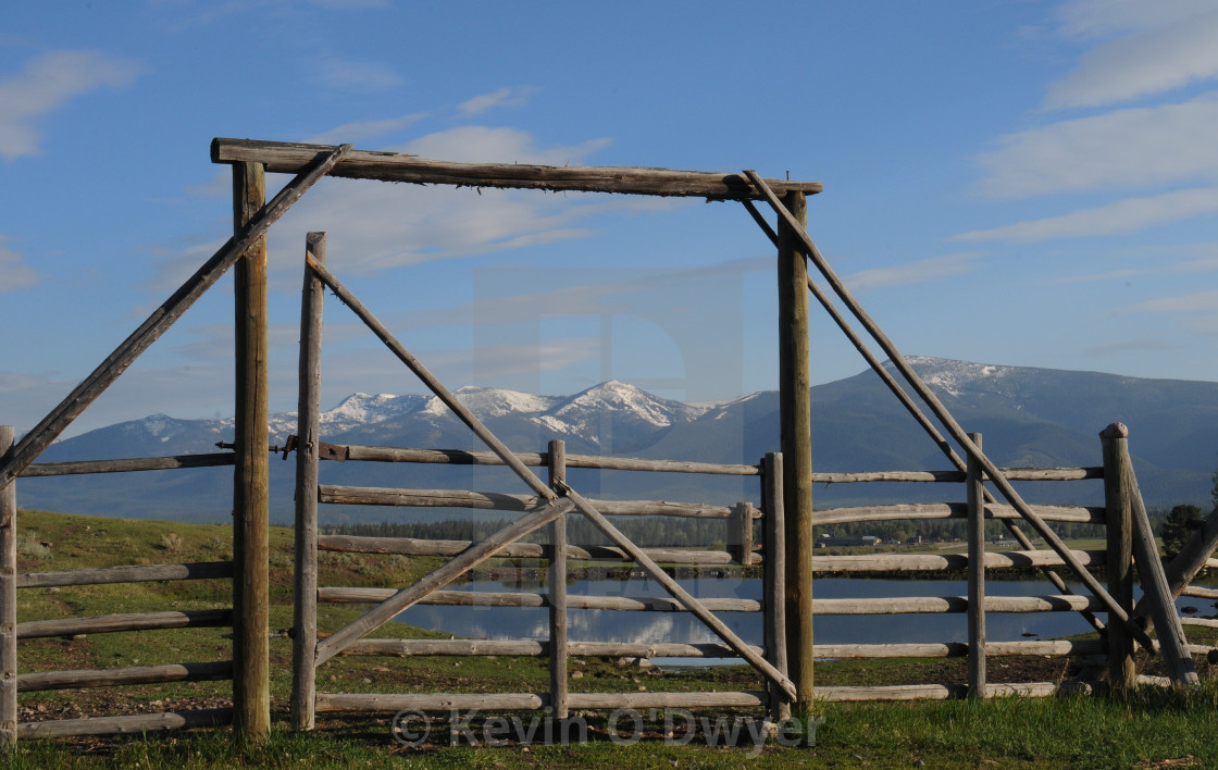 "Baldy Mountain Ranch" stock image