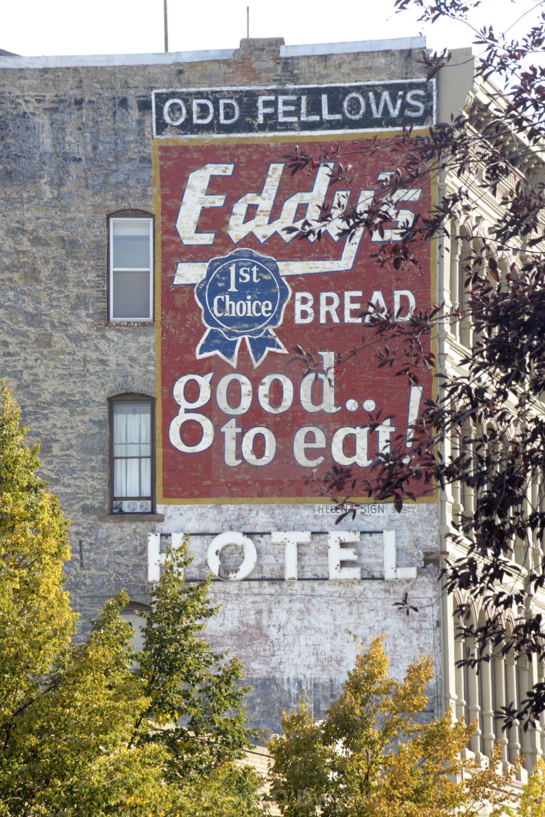 "Eddy's Bread, Helena, Montana" stock image