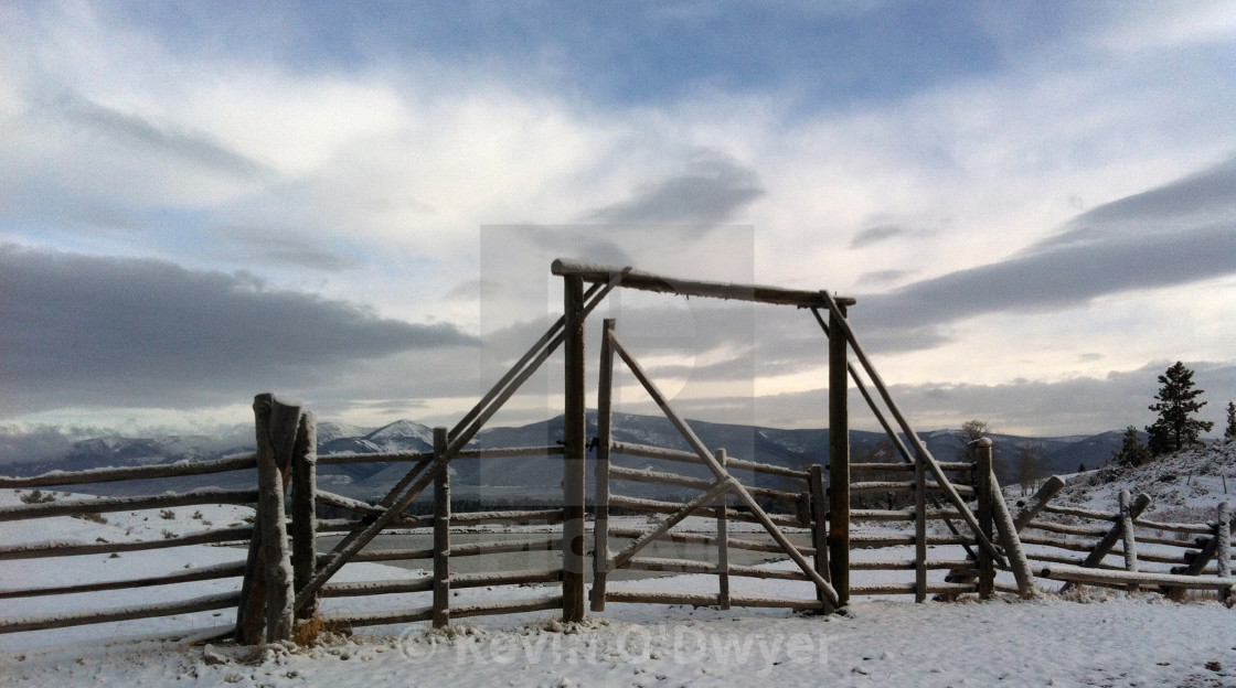 "Ranch gateway" stock image