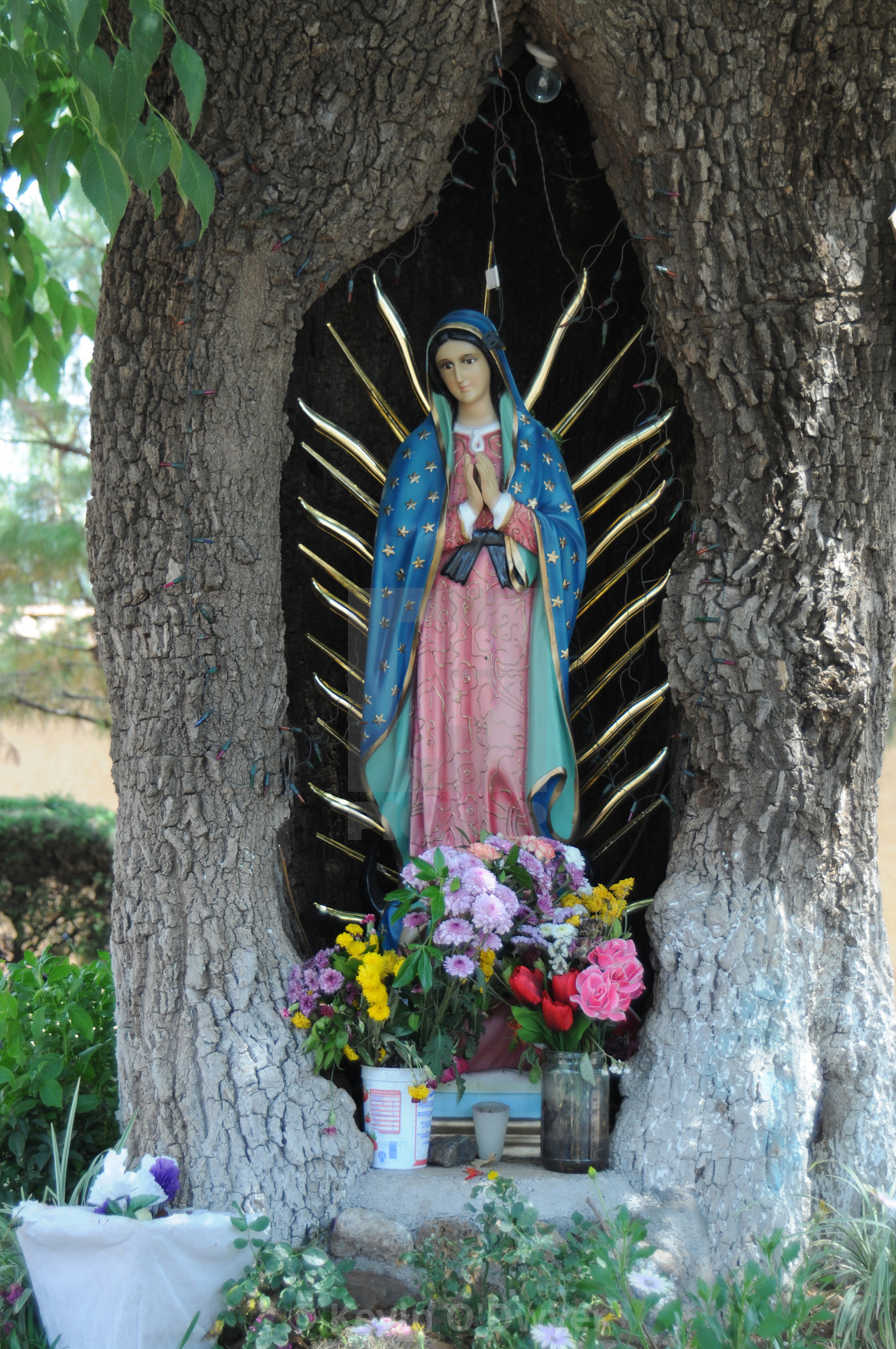 "Religious icon, Mexico" stock image