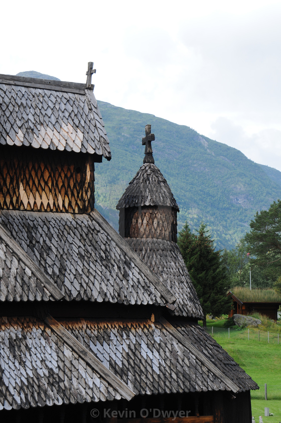 "Borgrund Stave Church, Norway" stock image