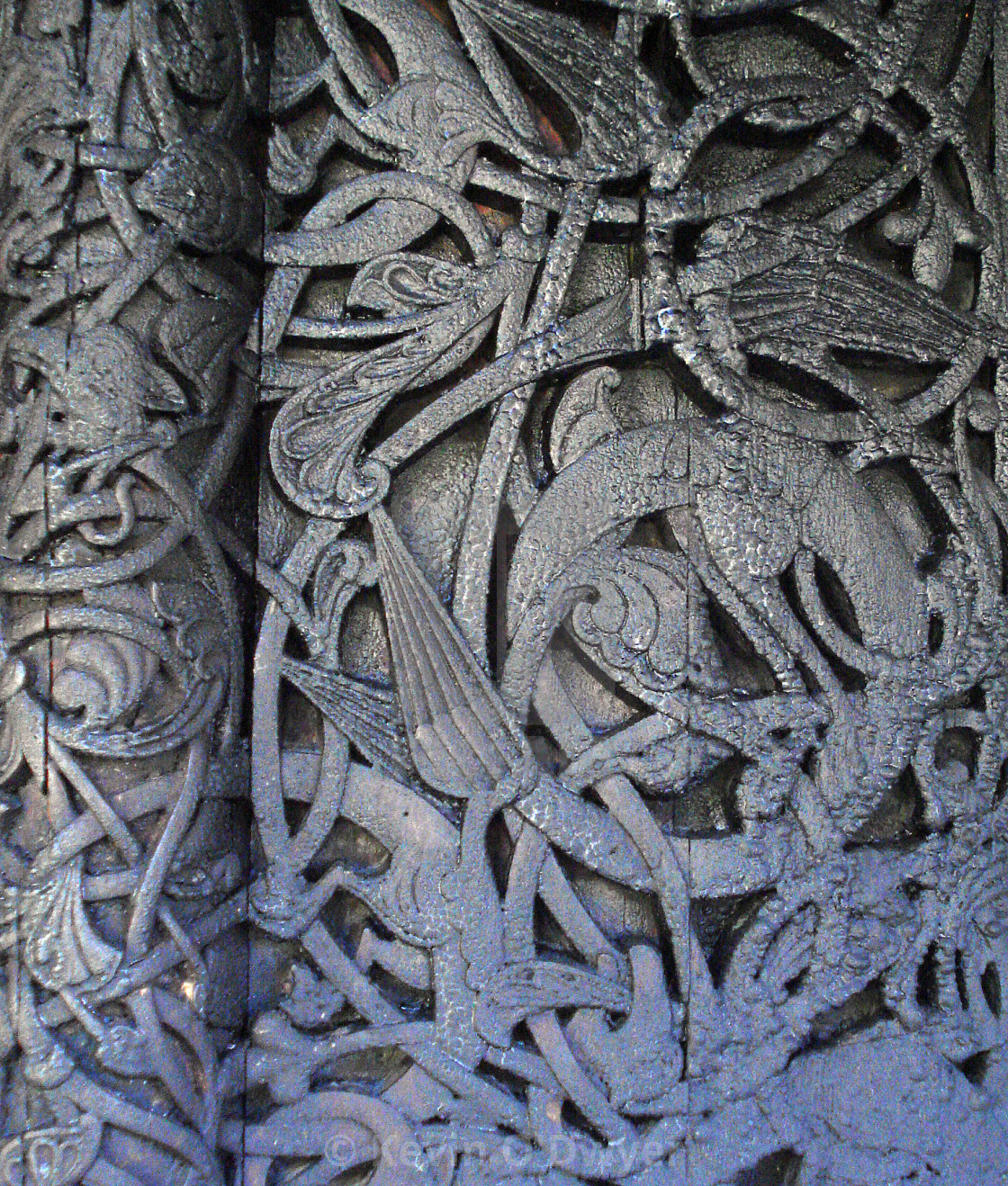 "Hopperstad Stave Church, Norway" stock image