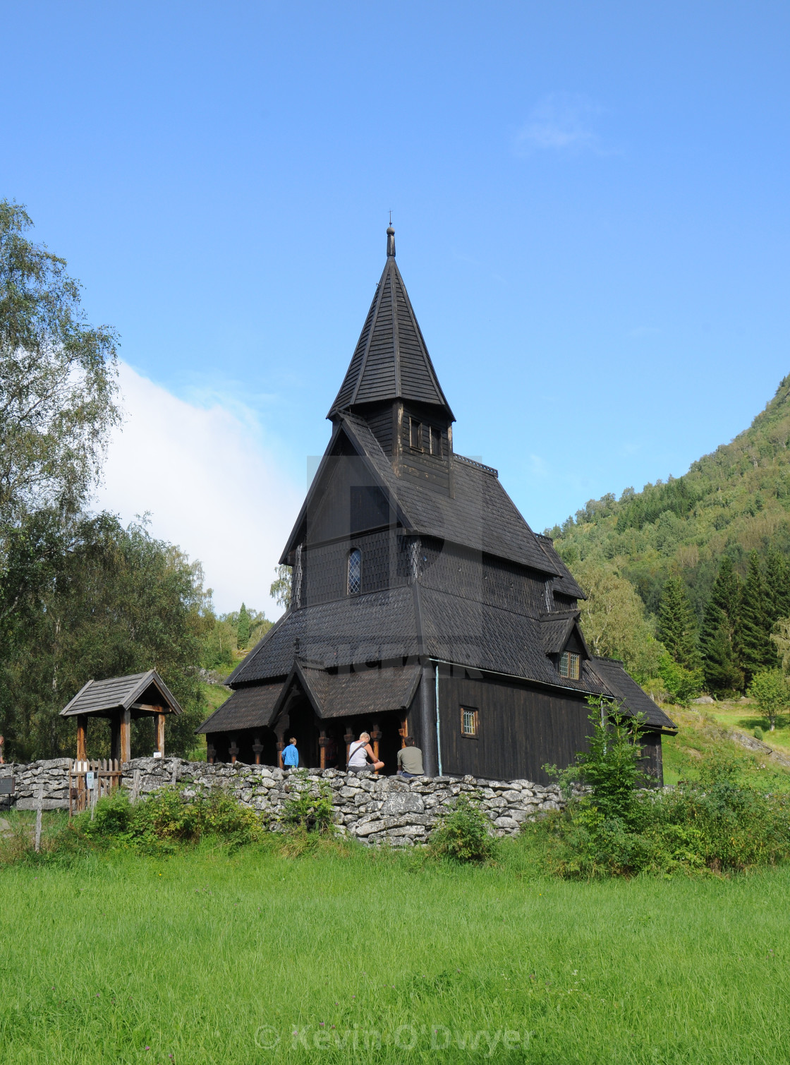 "Urnes Stave Church, Norway" stock image