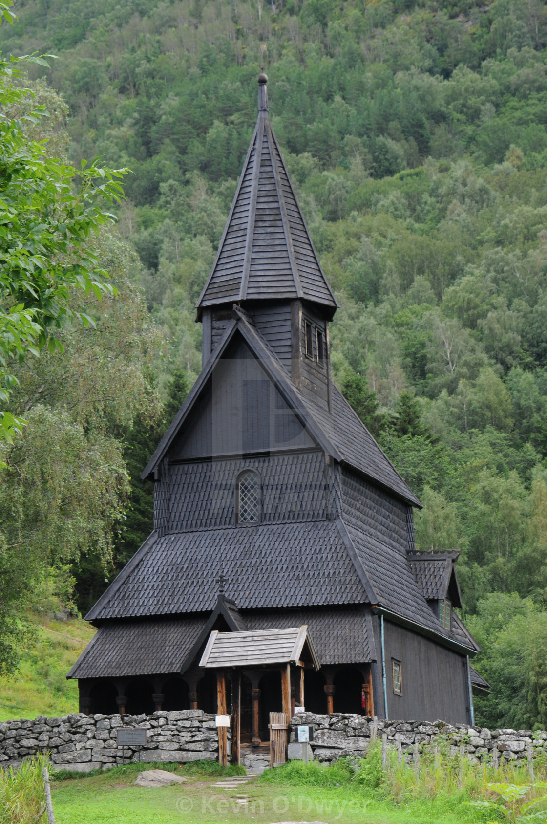 "Urnes Stave Church, Norway" stock image