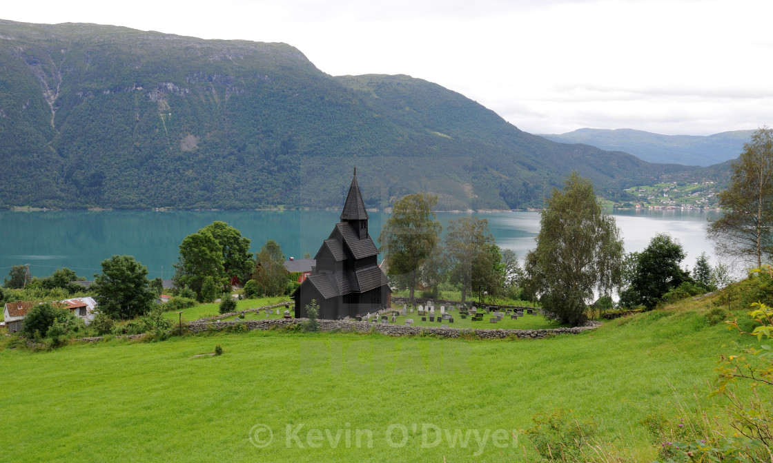 "Urnes Stave Church, Norway" stock image