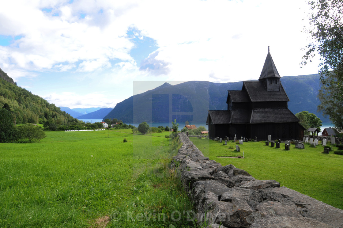 "Urnes Stave Church, Norway" stock image