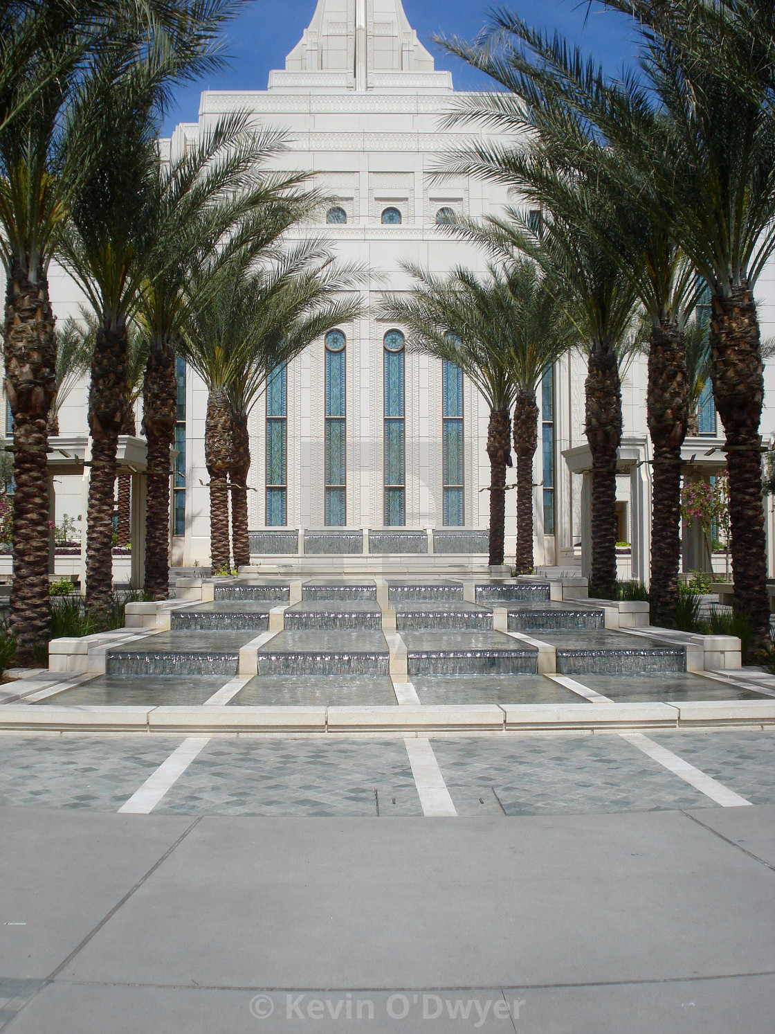 "Gilbert Mormon Temple, Arizona" stock image