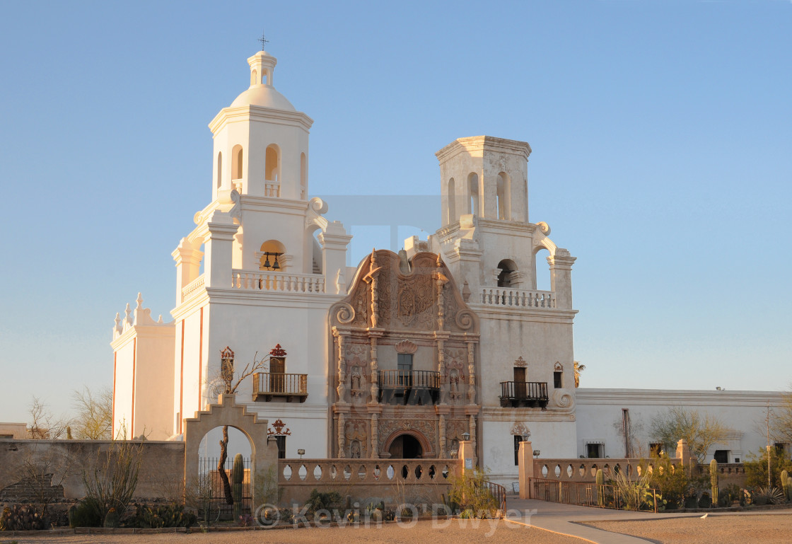 "Mission San Xavier del Bac ,Tucson" stock image