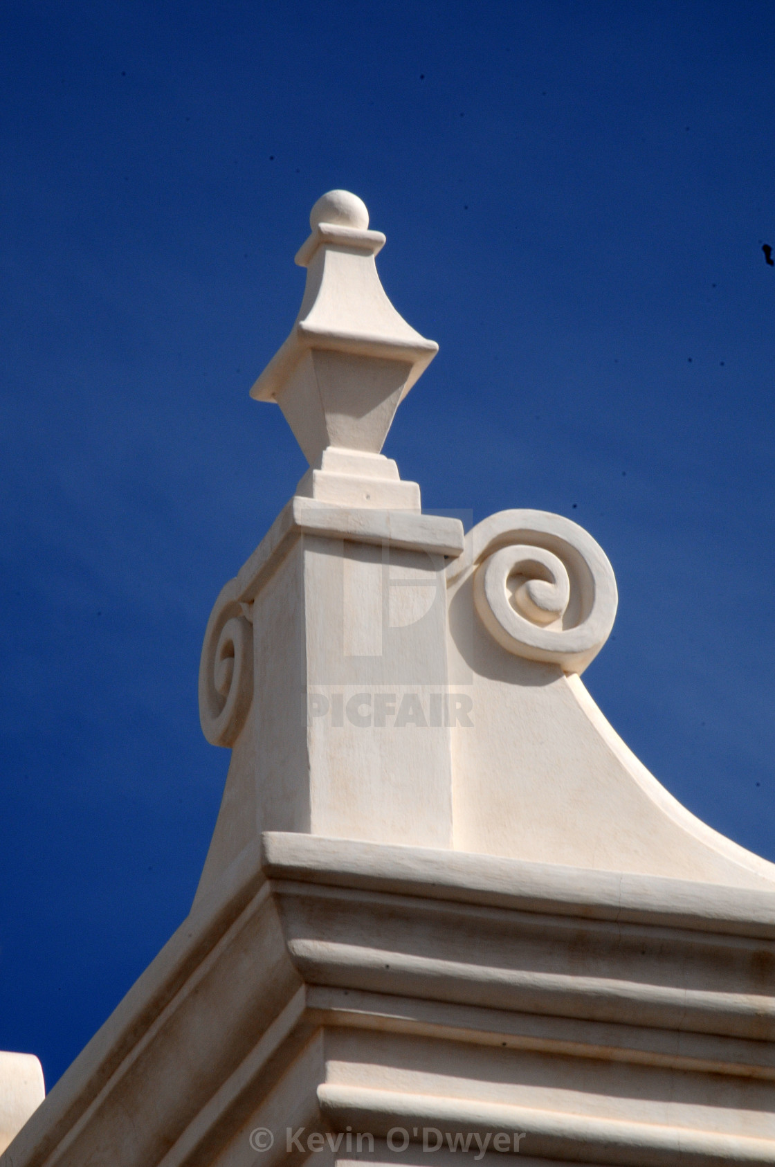 "Architectural detail, Mission San Xavier del Bac" stock image