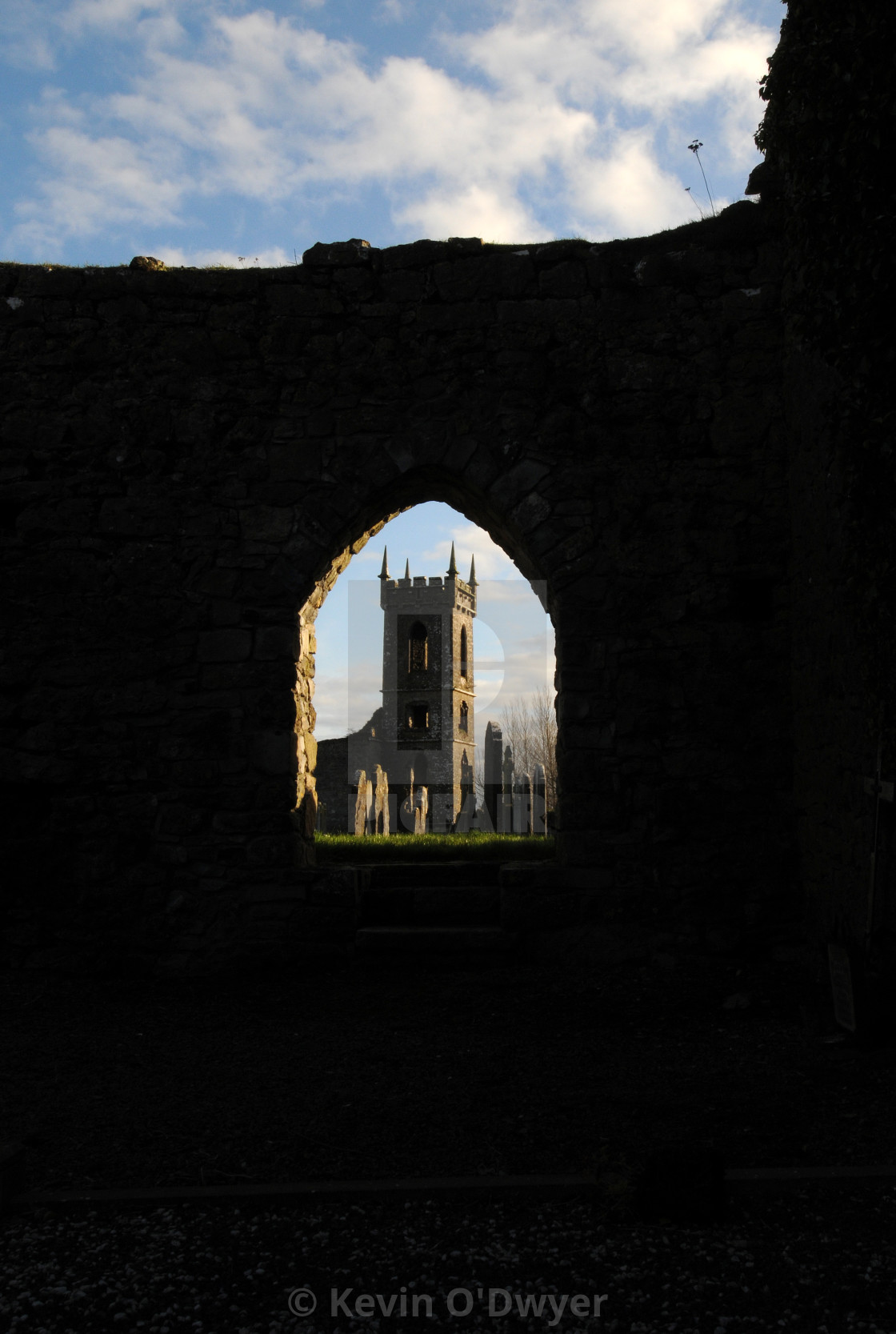 "Road to Cashel" stock image