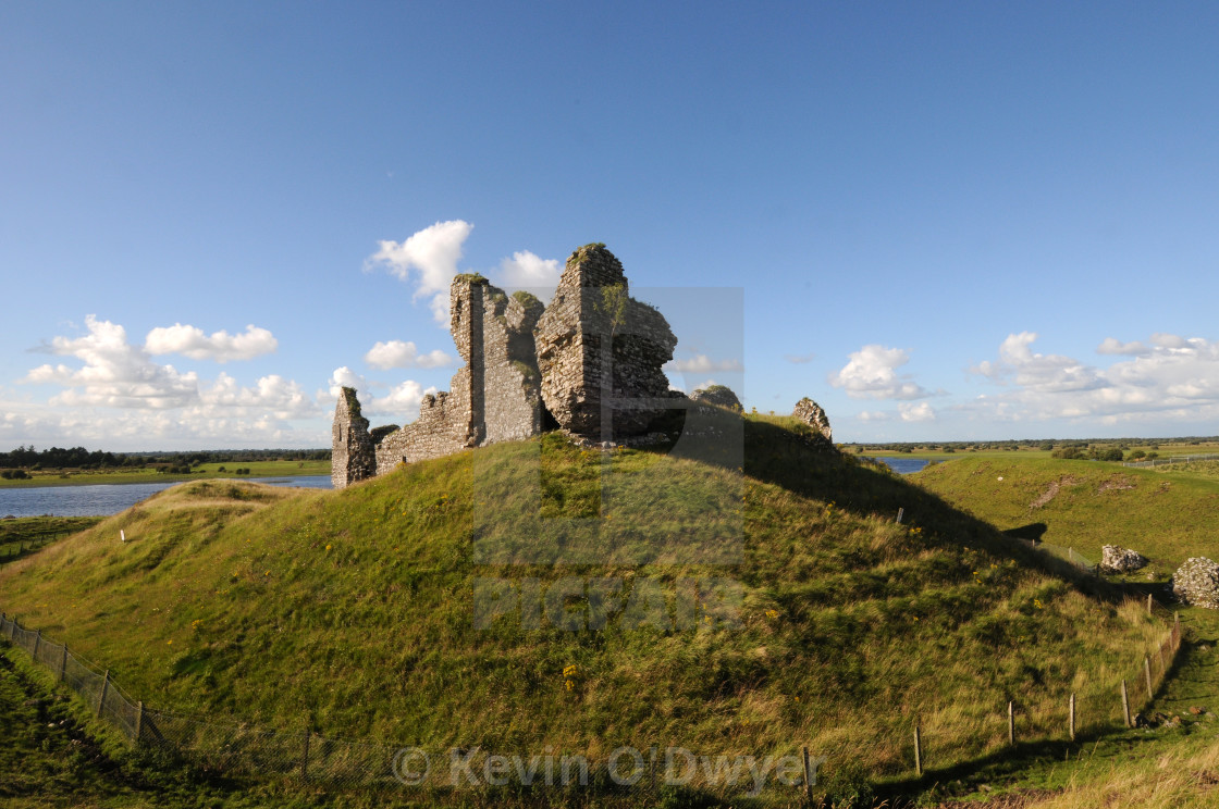 "Clonmacnoise Castle" stock image