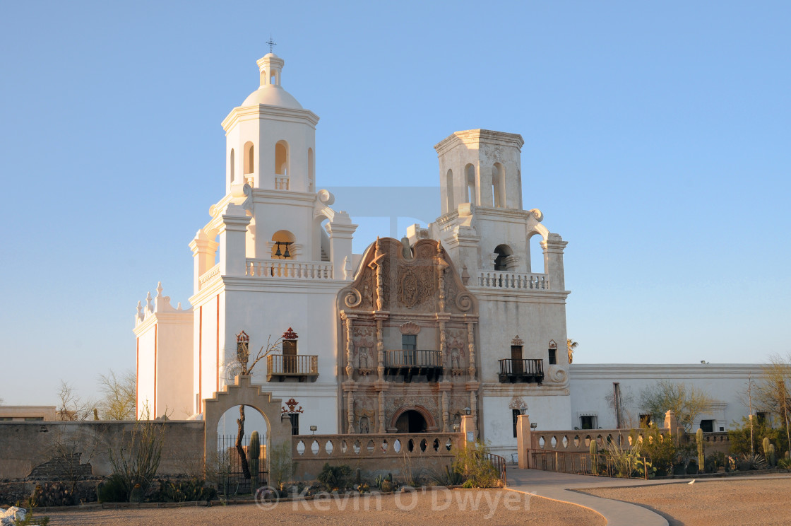 "Mission San Xavier del Bac" stock image