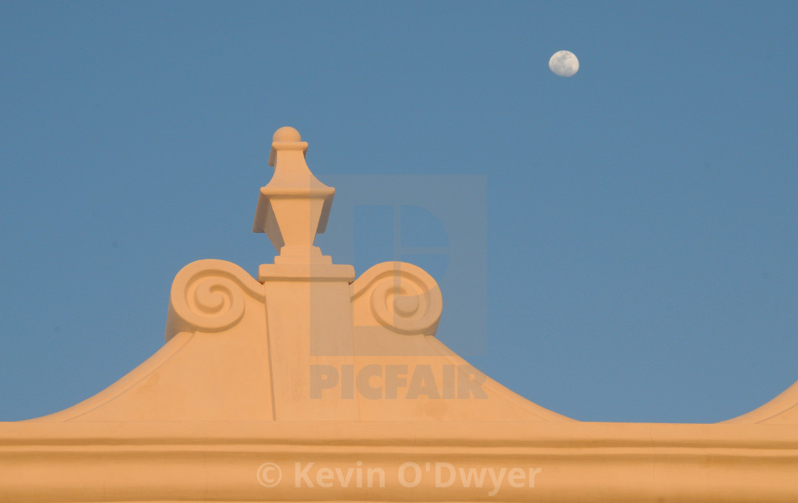 "Architectural detail, Mission San Xavier del Bac" stock image