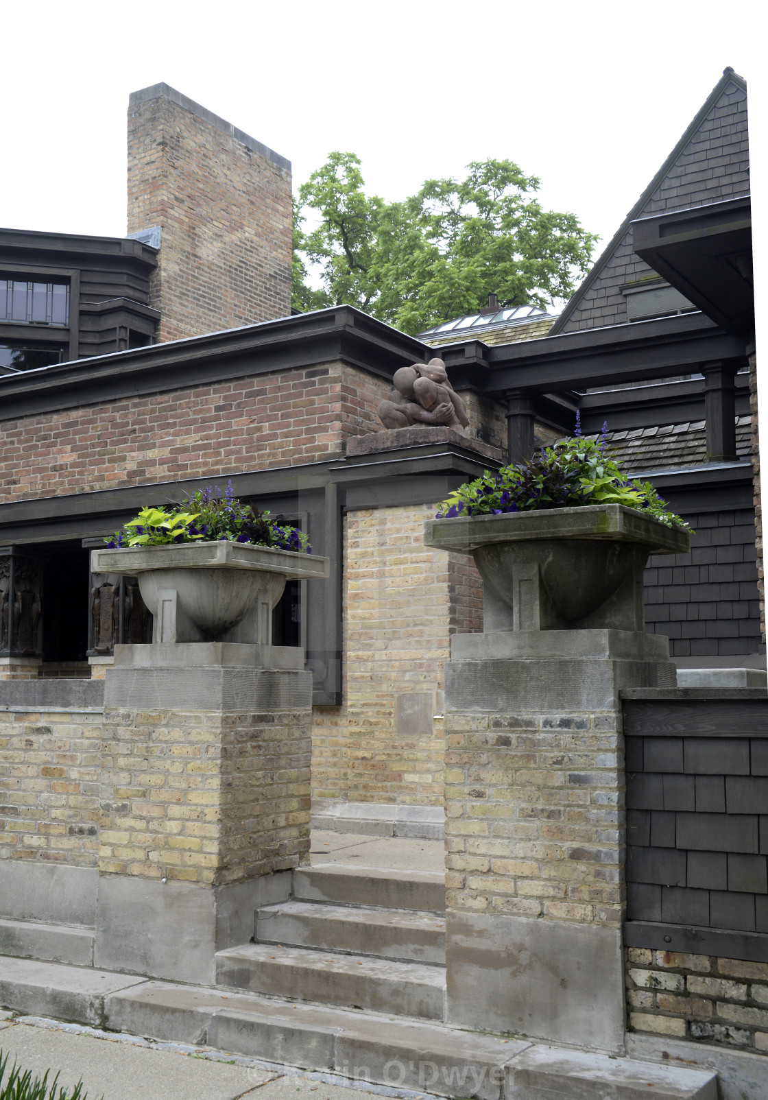 "The Frank Lloyd Wright Home and Studio" stock image